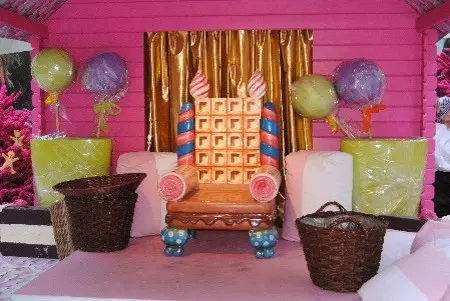 Espace trône bonbon