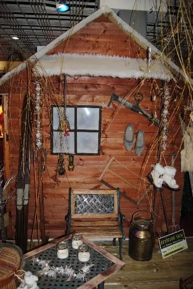 Façade de chalet en bois R/V