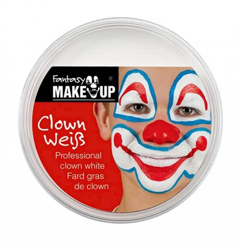 Fard gras de théâtre blanc en pot de 40 g