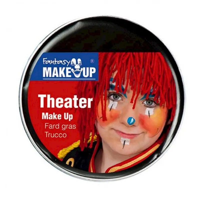 Fard gras de théâtre noir en pot de 40 g