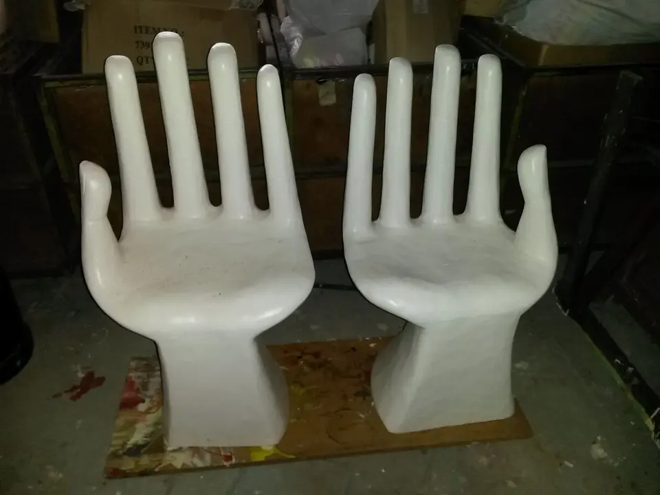 Fauteuil main blanc