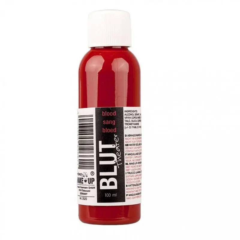 Faux sang de théâtre en flacon de 100 ml