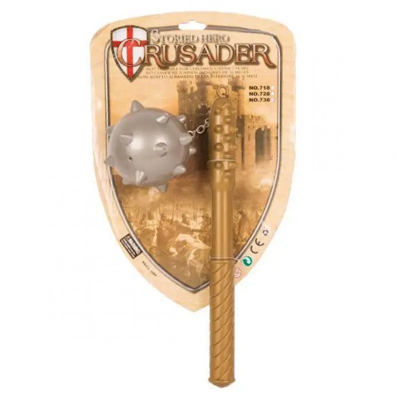Fléau d'armes à boule hérissée sur chaîne