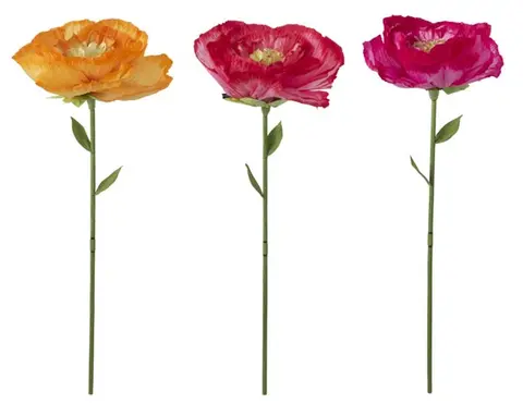 Fleurs géantes sur tige (en papier)