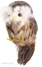 Hibou marron 30cm