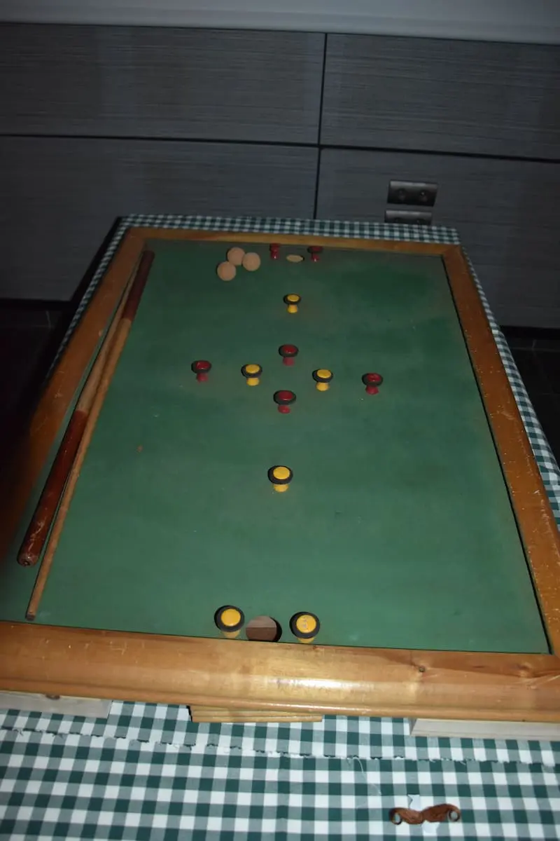 Jeux de café en bois mini billard de table