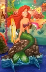 La Petite Sirène panneau peint