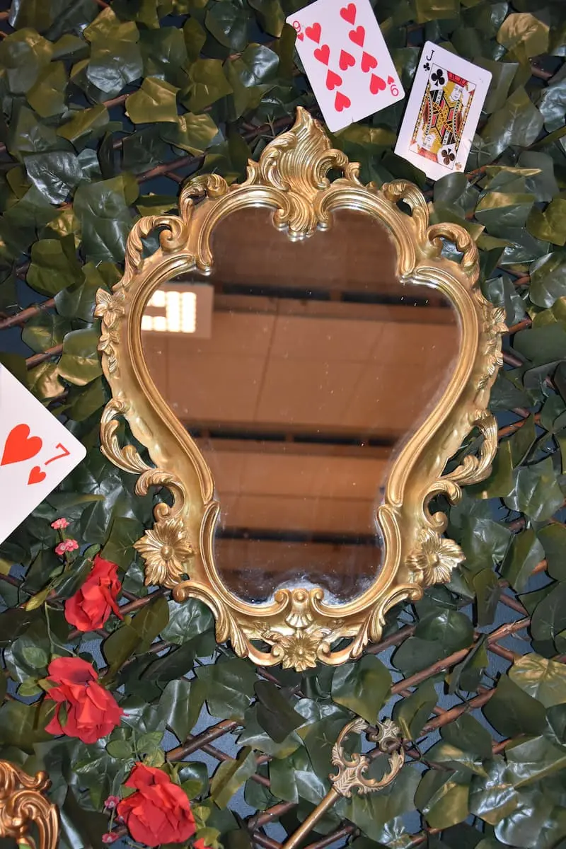 Le miroir d'Alice or