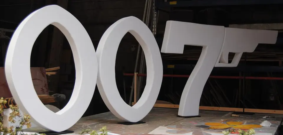 Lettres découpées 3D 007