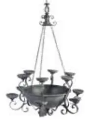 Lustre en fer forgé