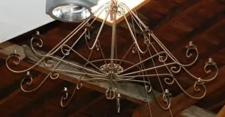 Lustre en fer forgé XXL