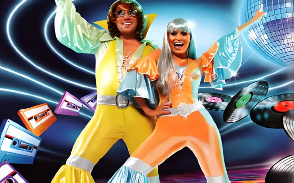 Mannequin avec costume disco