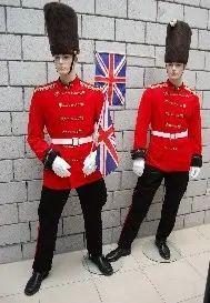 Mannequin garde anglais