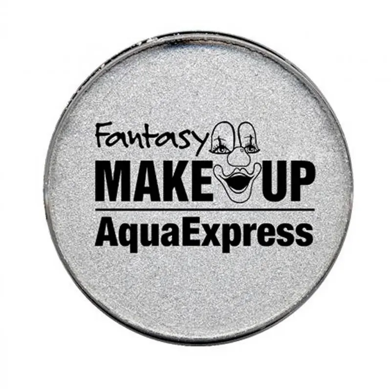 Maquillage à l’eau argenté en godet de 30 g