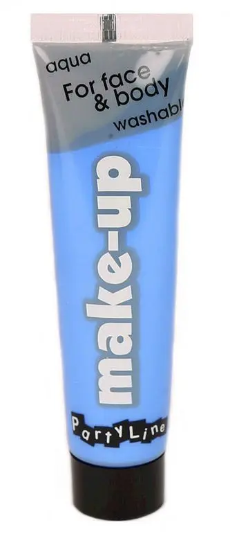 Maquillage à l’eau bleu en tube de 25 ml