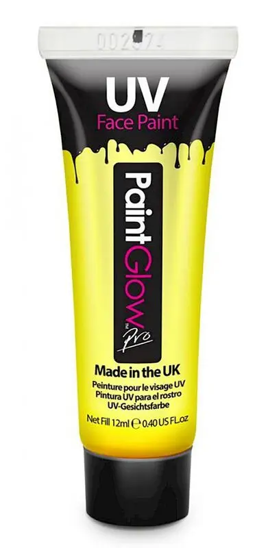 Maquillage UV jaune en tube de 12 ml