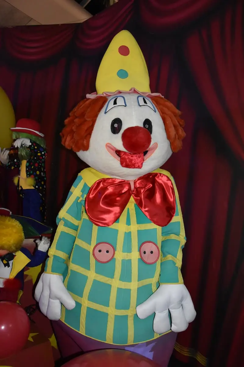 Mascotte Clown rétro