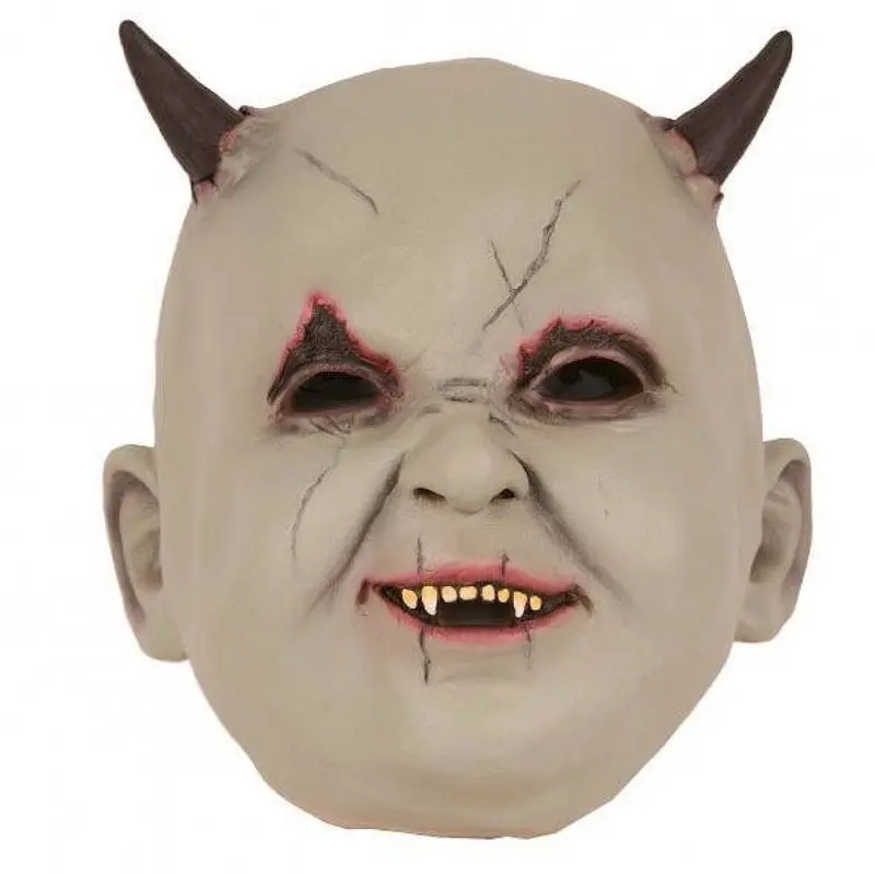 Masque bébé diable à cornes