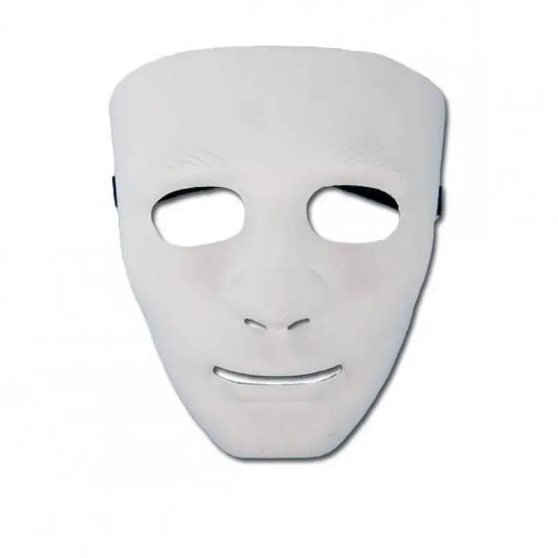 Masque blanc neutre