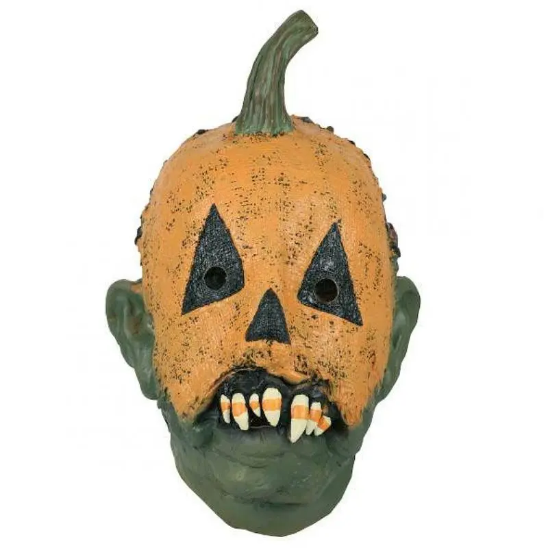 Masque citrouille à dents