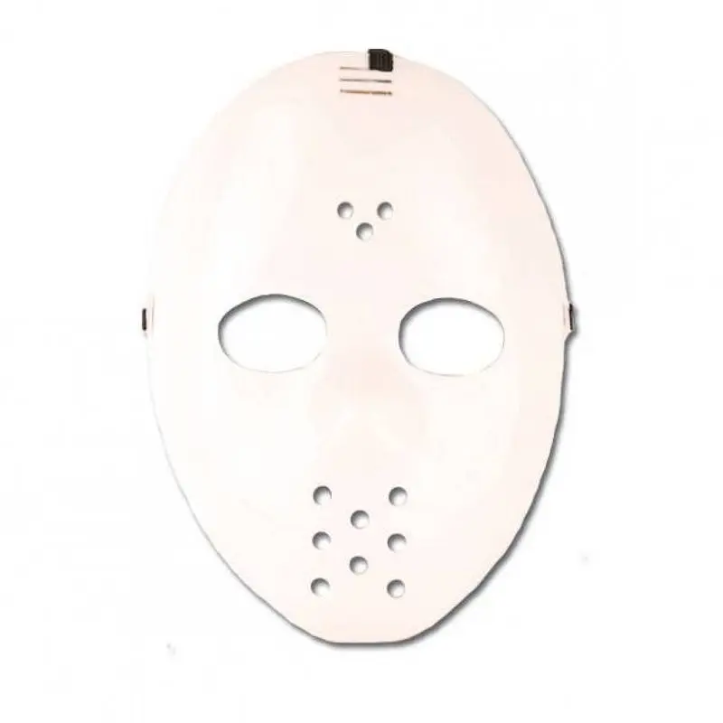 Masque de hockey blanc
