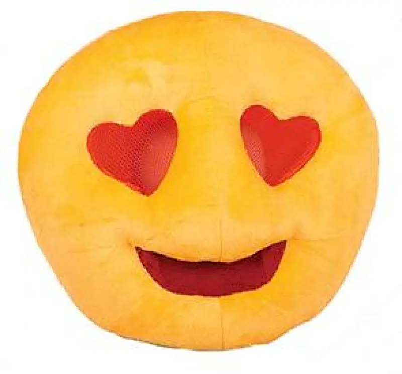 Masque émoji yeux en cœur