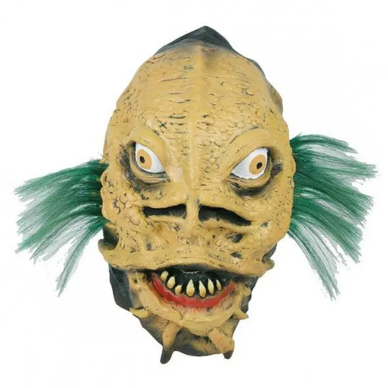 Masque monstre marin à cheveux verts