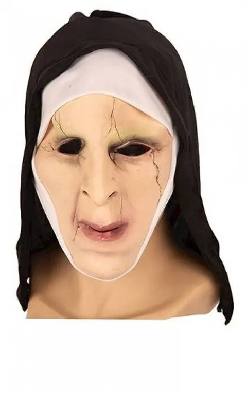 Masque nonne démoniaque à voile