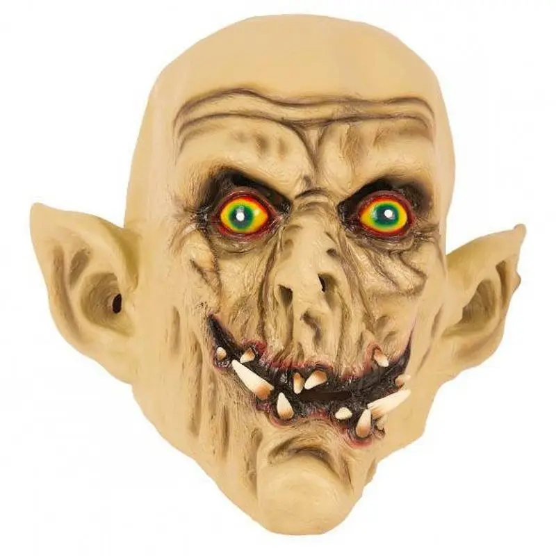 Masque orc chauve à oreilles pointues