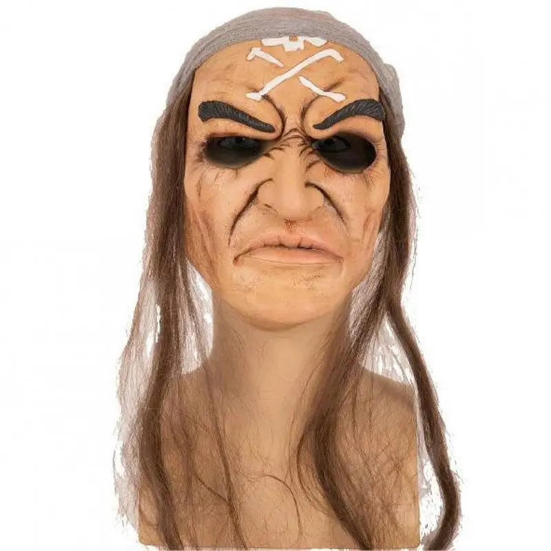 Masque pirate à cheveux longs