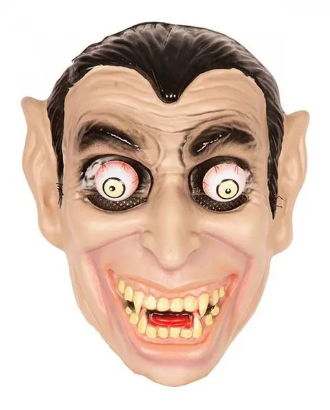 Masque vampire aux yeux mobiles
