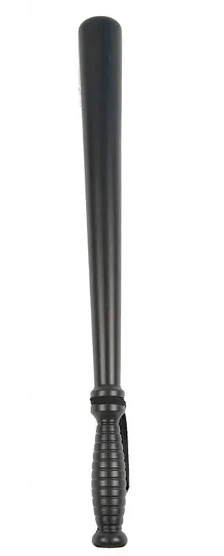 Matraque noire à dragonne 34 cm