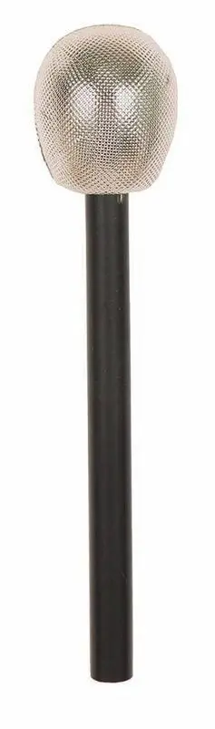 Microphone factice de chanteur