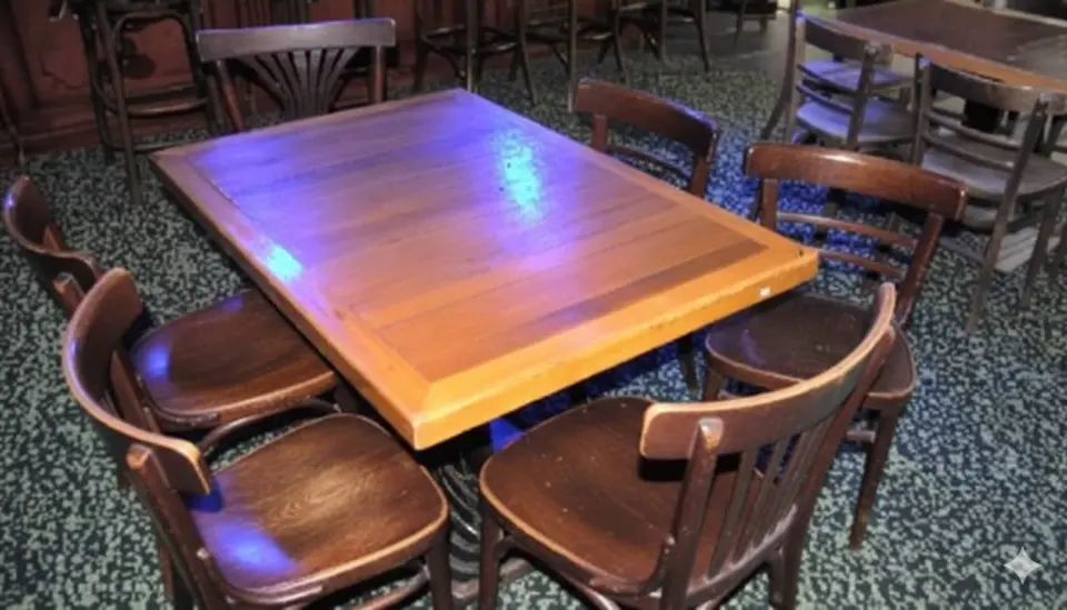 Mobilier Bistrot table rectangle