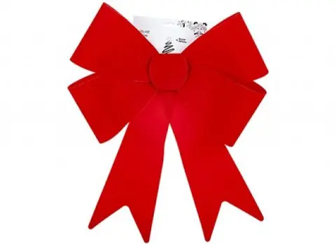 Noeud géant rouge XXL