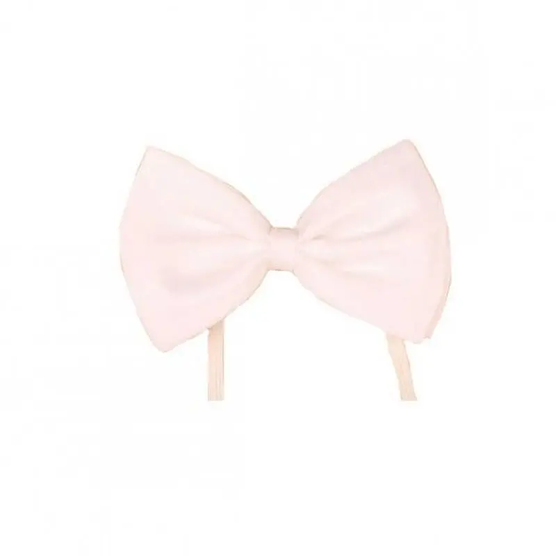 Nœud papillon blanc uni