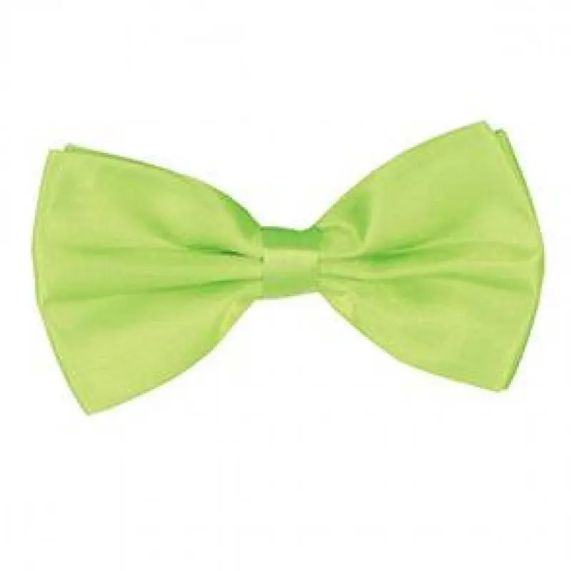 Nœud papillon vert uni