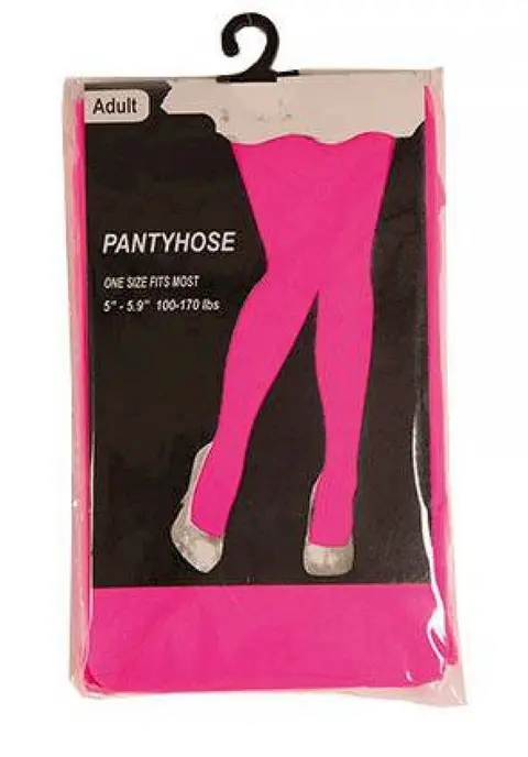 Paire de collants fluo fuchsia