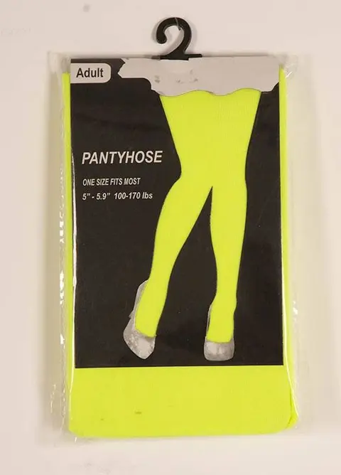Paire de collants fluo jaunes