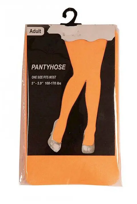 Paire de collants fluo orange