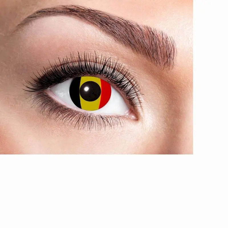 Paire de lentilles au drapeau belge 12 mois