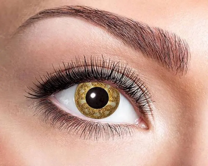 Paire de lentilles dorées à entrelacs 12 mois