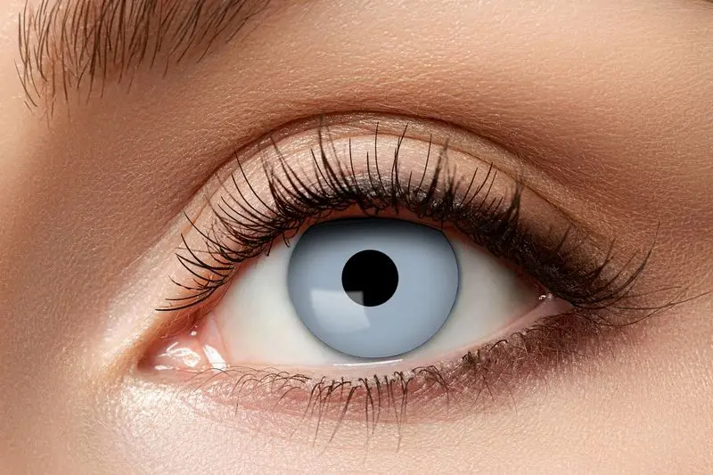 Paire de lentilles grises unies 1 semaine