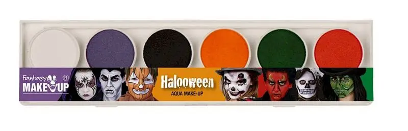 Palette de maquillage à six couleurs Halloween