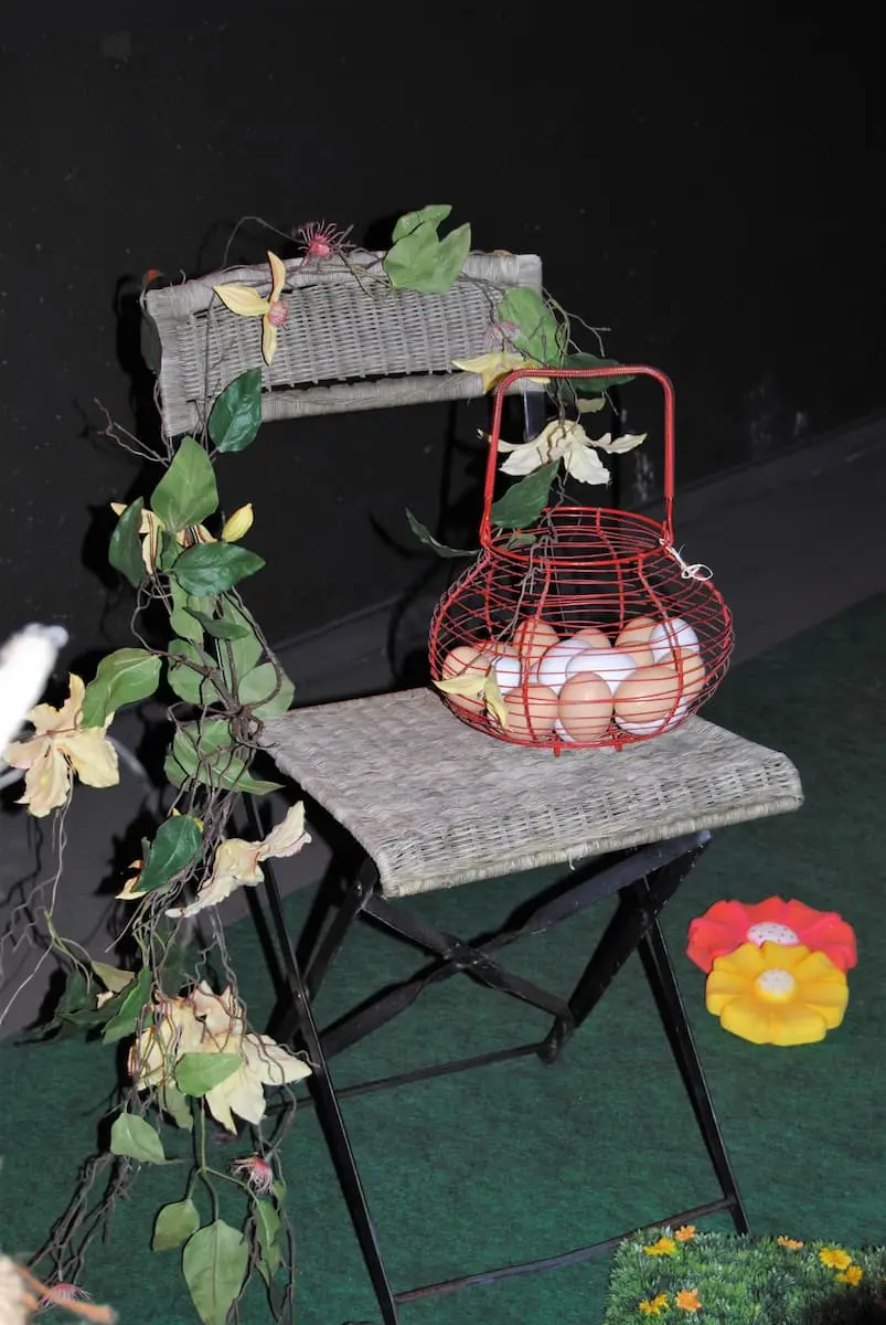Panier à oeufs rempli