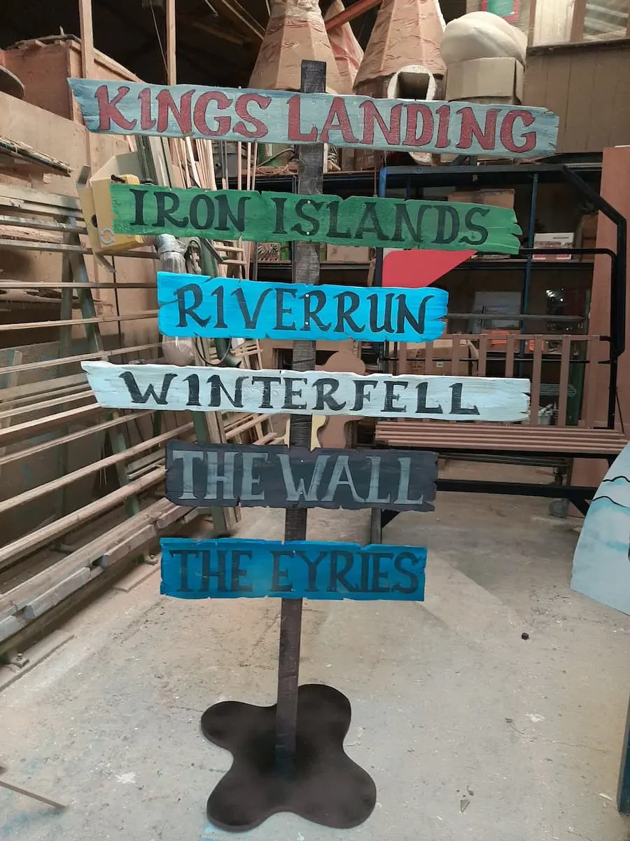 Panneau Game of Thrones