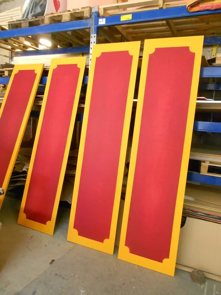 Panneau peint couleurs Circus