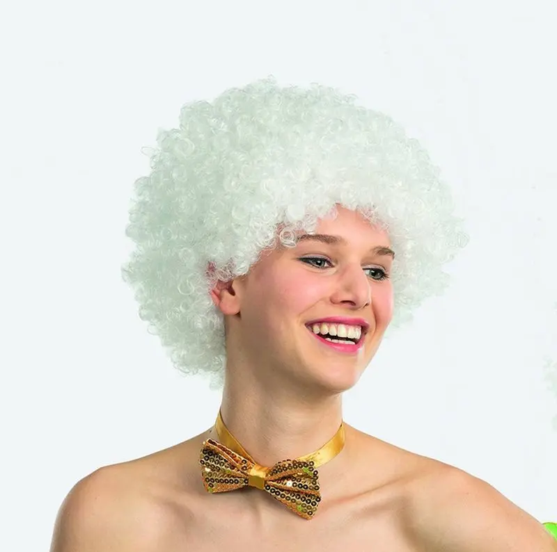 Perruque clown blanche