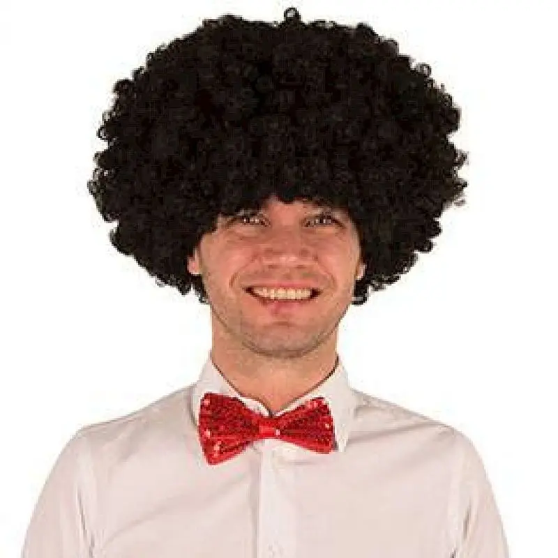 Perruque coupe afro noire