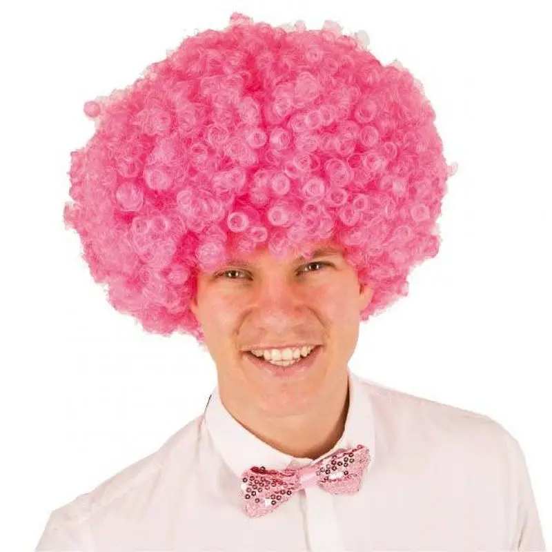Perruque coupe afro rose